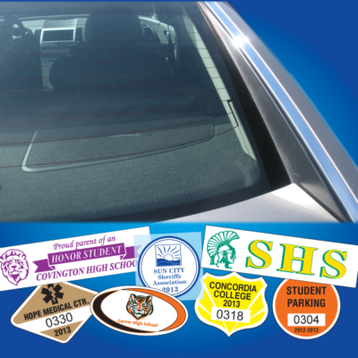 Parking Permit Decals & Clings