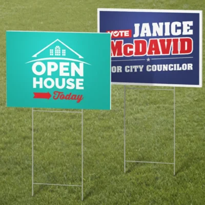 Corrugated Yard Signs